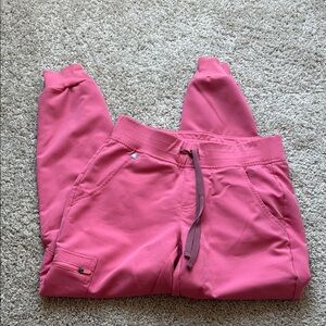 Figs Pink Sweatpants Soft Relaxed Fit